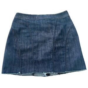 Ann Taylor Dark Blue Mini Skirt